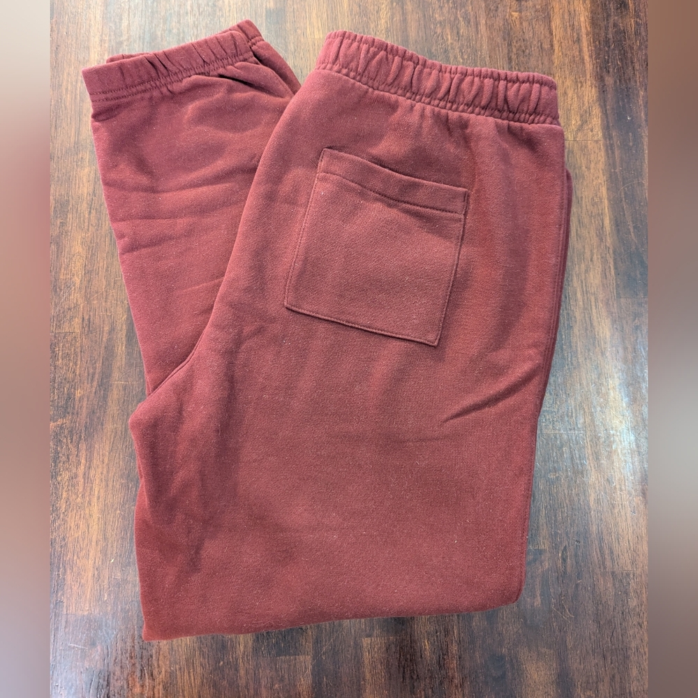 Goodfellow Men's Burgundy Sweatpants Size Large